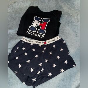 Tommy Hilfiger Black and Navy Apparel Set